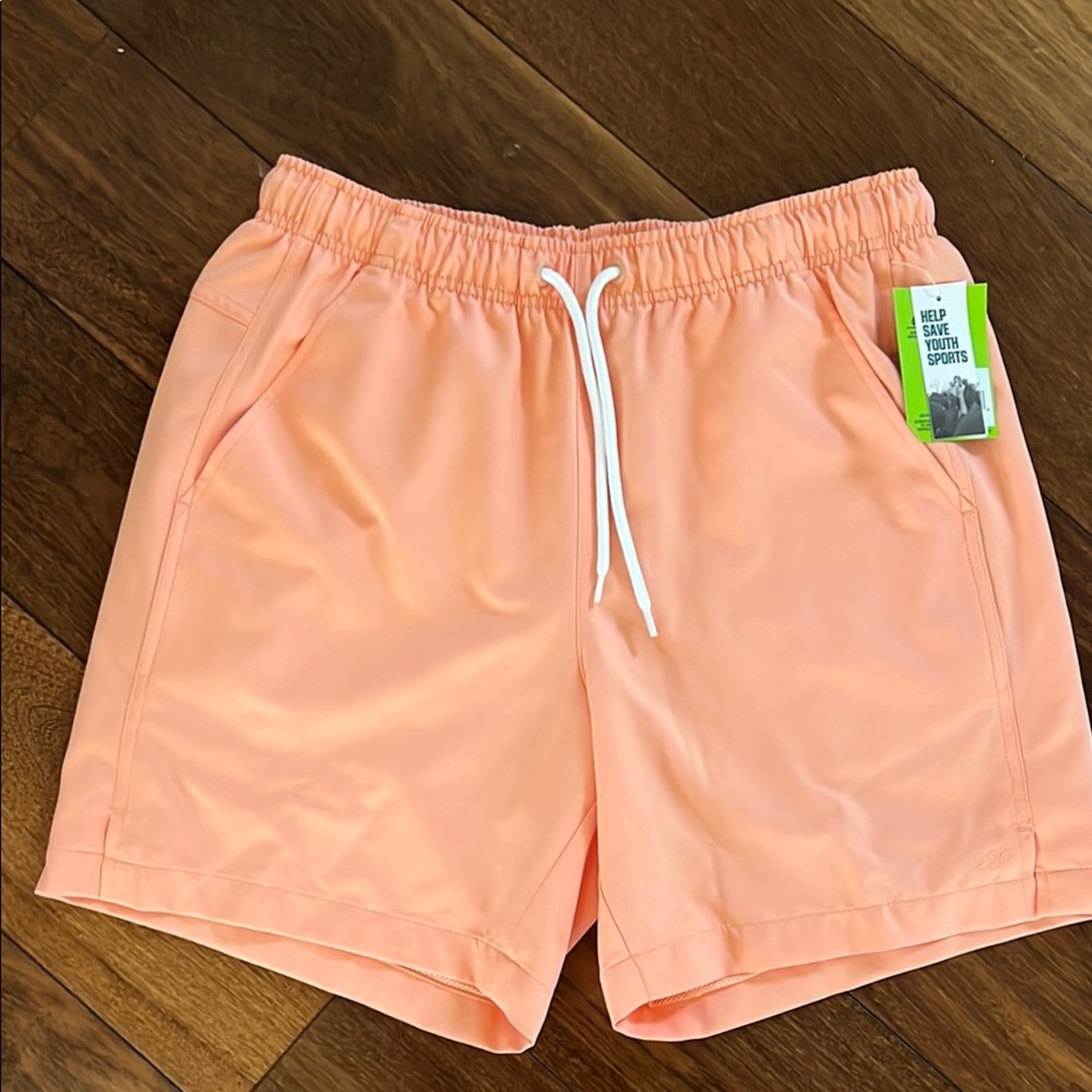 NWT DSG Men’s Peach Shorts with Drawstring